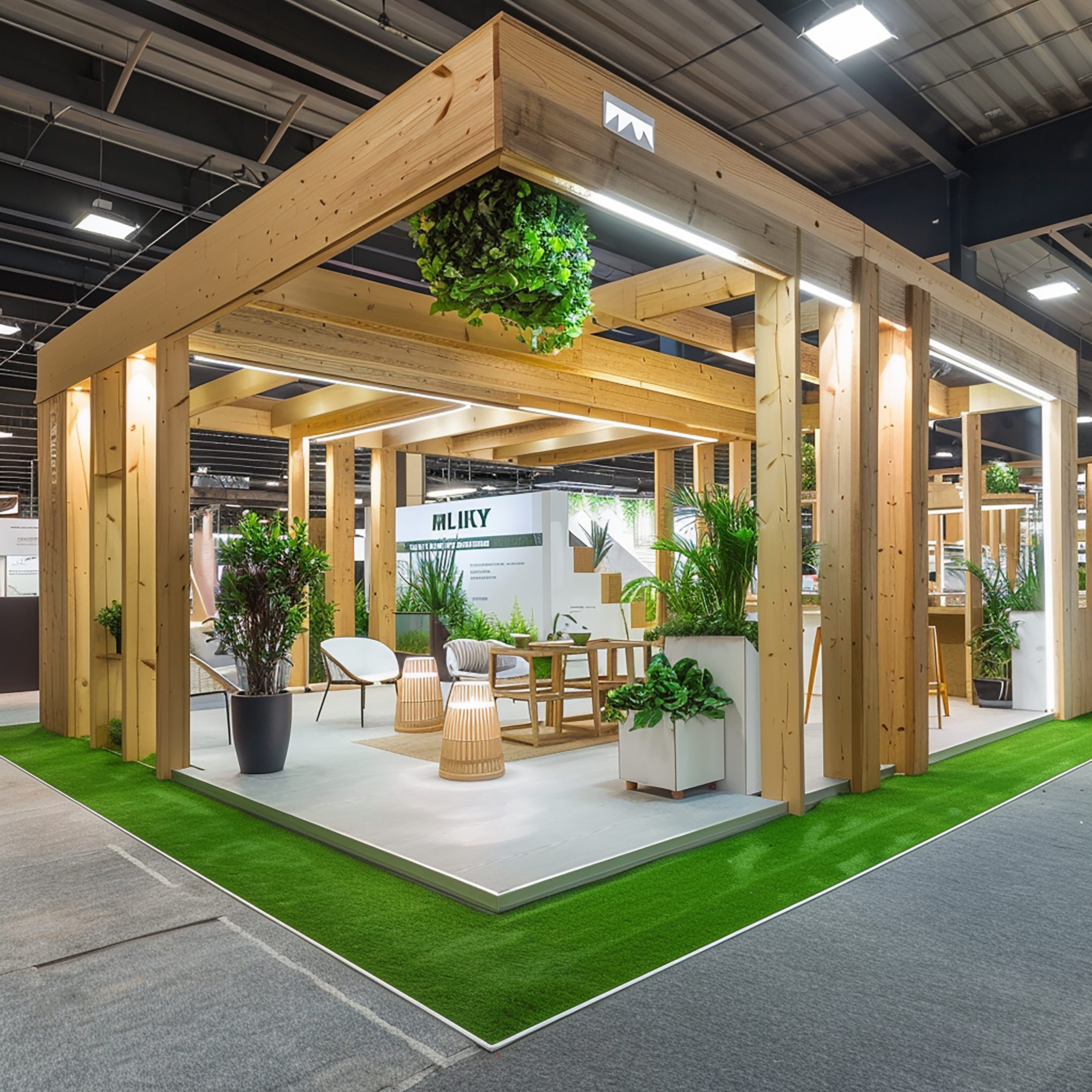 Alquiler de plantas para stand de feria